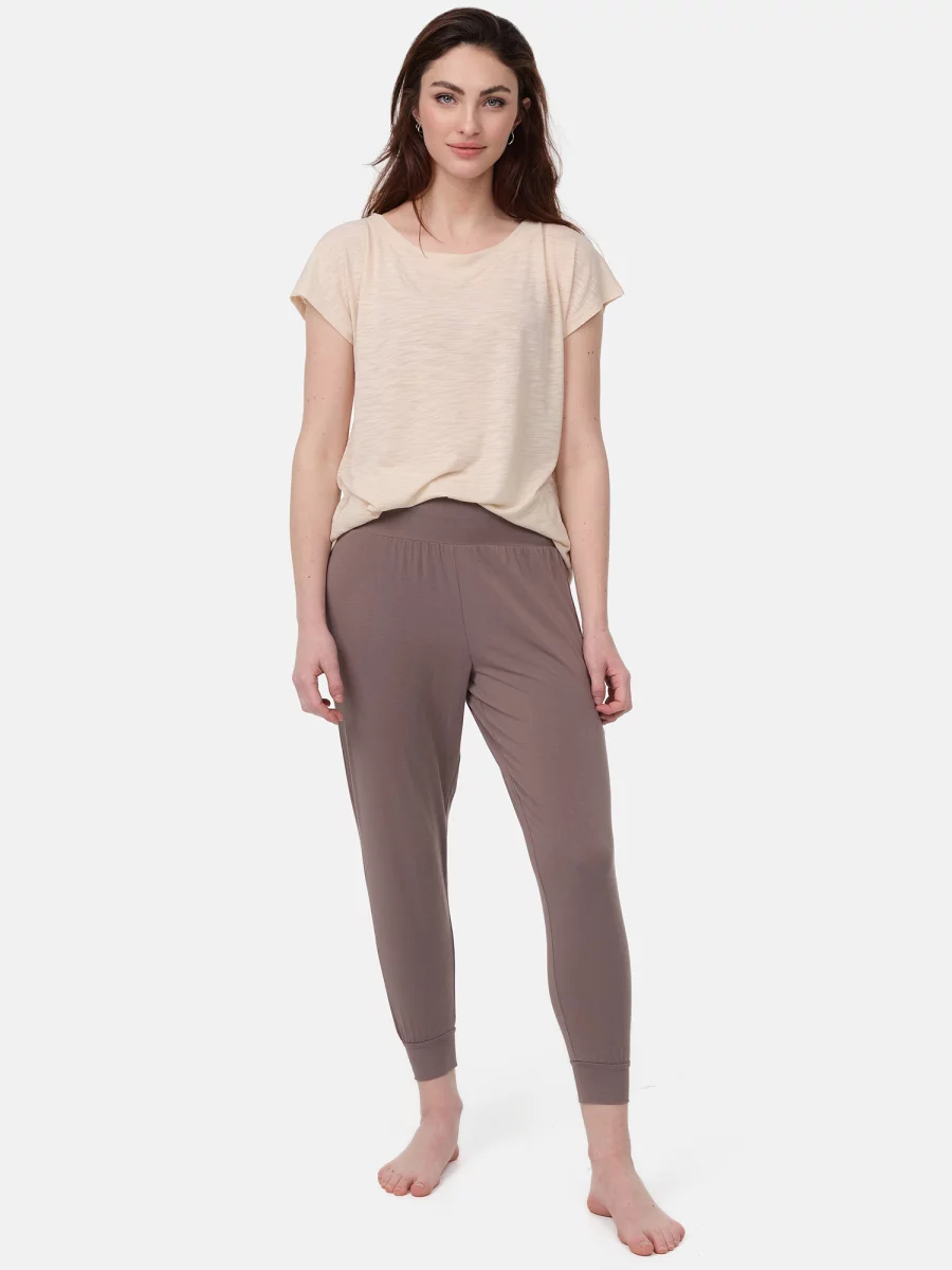 Nur Die Yoga-Hose - Relax & Go - dunkeltaupe - Größe 44-46 Verkauf