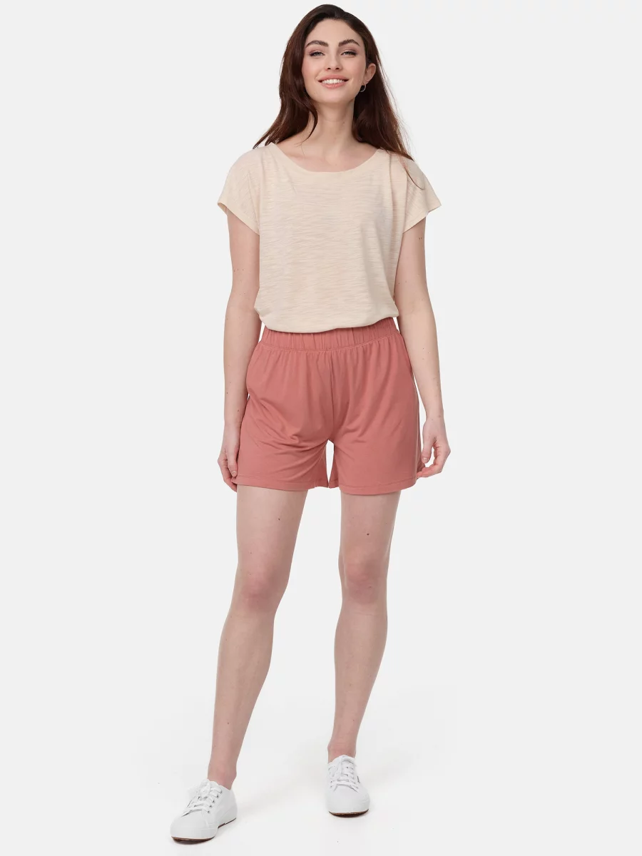Nur Die Lounge Shorts - Relax & Go - marsala - Größe 48-50 Schlussverkauf