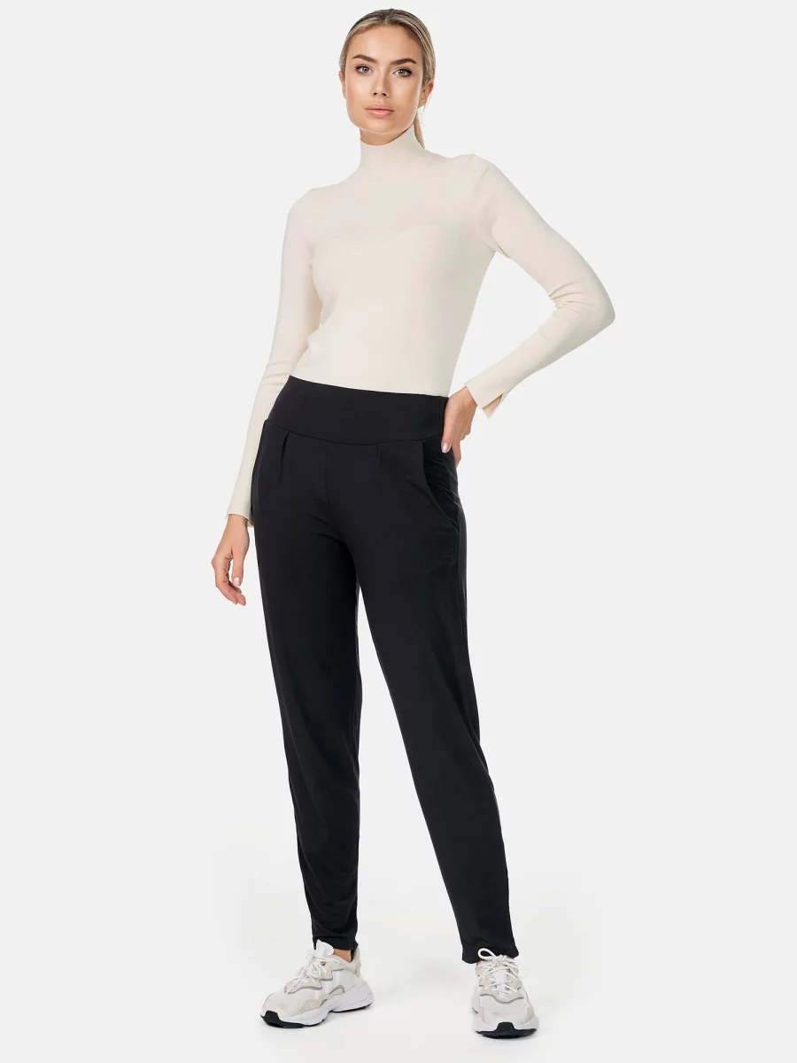 Nur Die Bambus Relax-Hose - Relax & Go - schwarz - Größe 40-42 Kostenloser Versand
