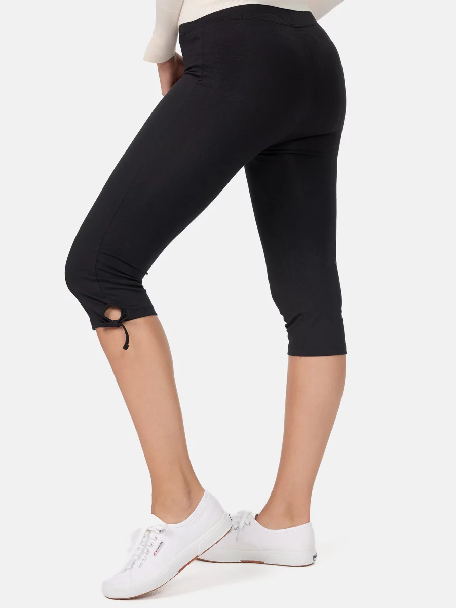 Nur Die Baumwoll Capri - Relax & Go - schwarz - Größe 36-38 Sonderangebot