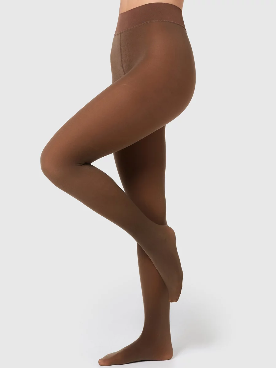 Nur Die Strumpfhose Warm & Transparent strapazierfähig 80 DEN - braun - Größe 40-44 Großer Ausverkauf