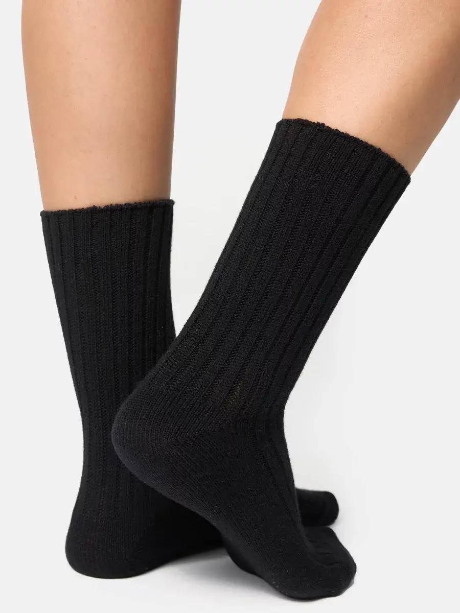 Nur Die Bambus¹ Boots Socke - schwarz - Größe 35-38 Saisonale Angebote
