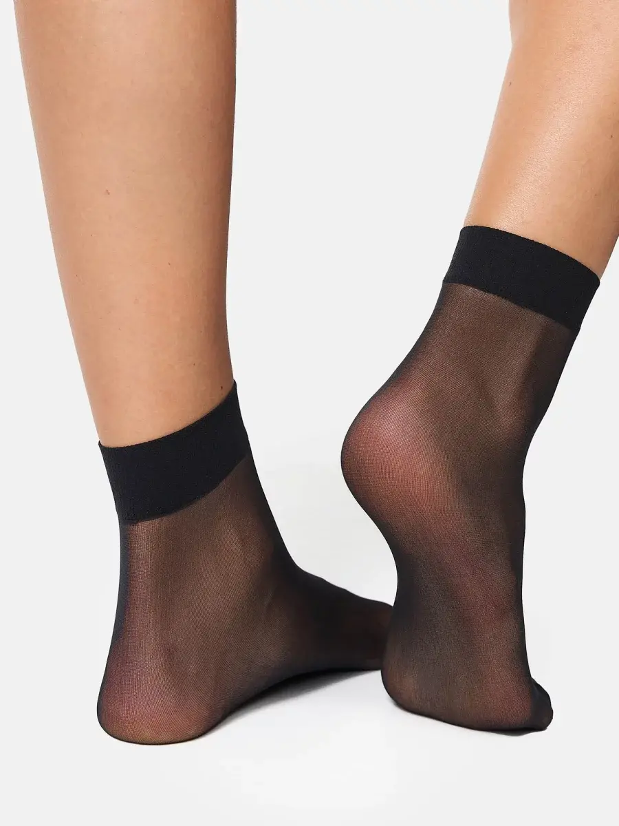 Nur Die Söckchen 20 DEN 2er Pack - schwarz - one size Bis zu 60% Rabatt