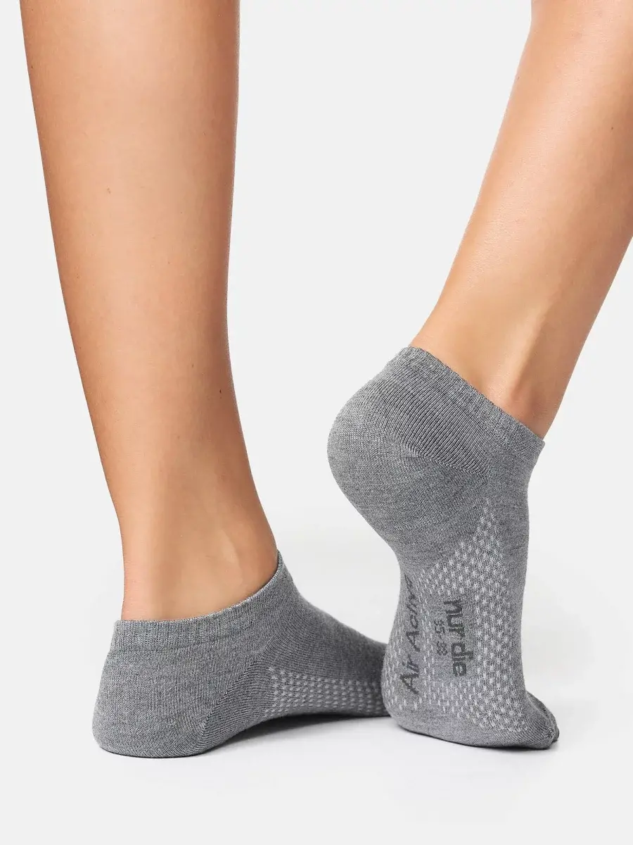 Nur Die 5-Pack Sneakersocken Bambus¹ - hellgraumelange - Größe 39-42 Bis zu 65% Rabatt