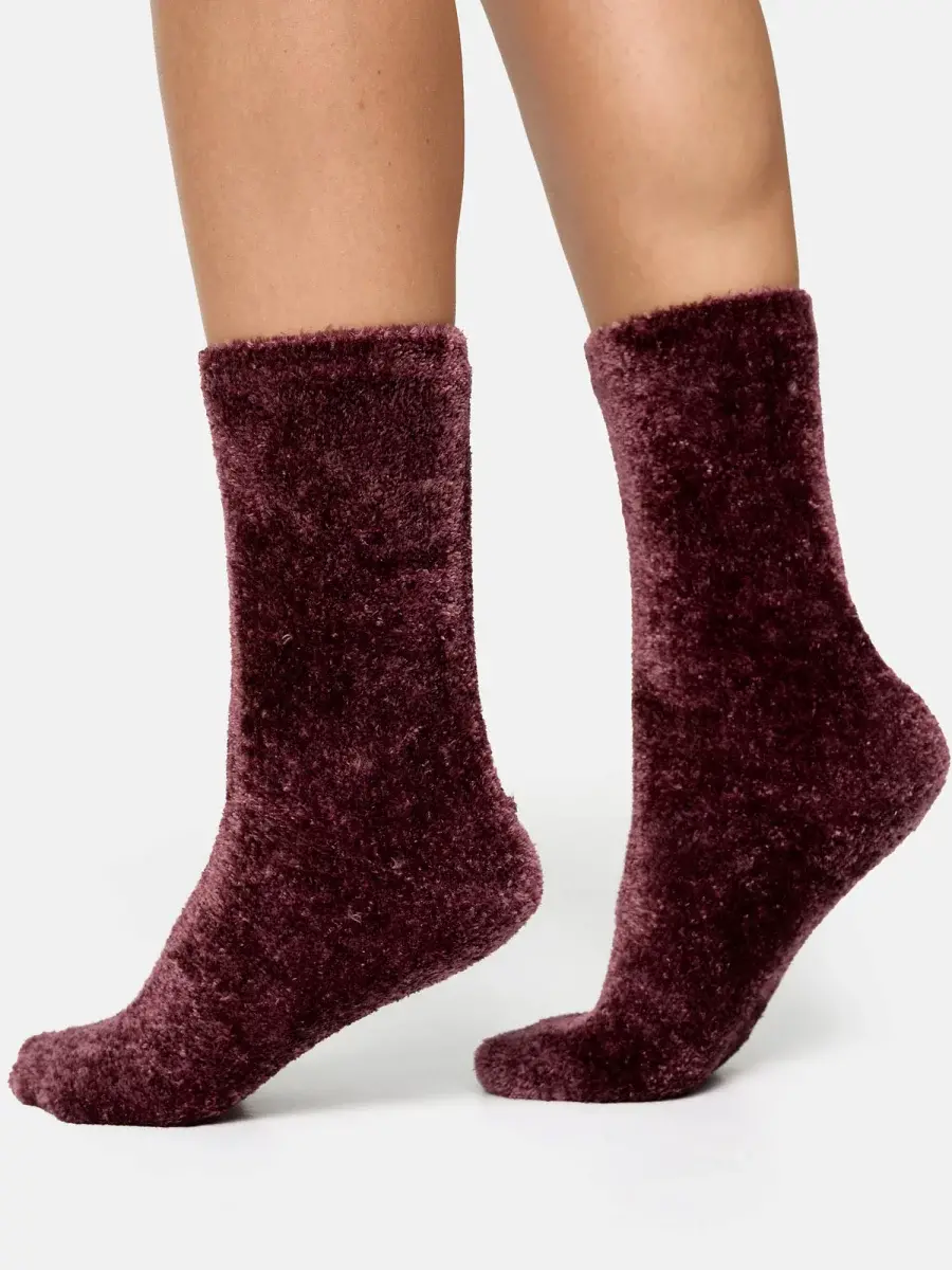 Nur Die Supersoft Socke 2.0 - bordeaux - Größe 35-38 Discount Store für neue Produkte