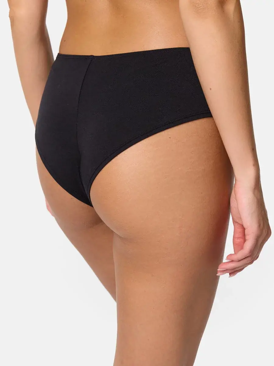 Nur Die Hipster Slip 2er Pack - schwarz - Größe 40-42 Fabrikpreis