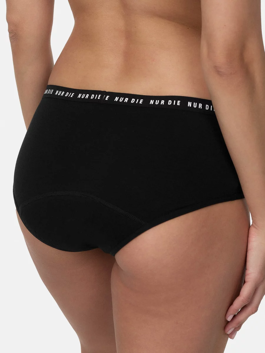 Nur Die Probierpack Periodenunterwäsche Alles Geregelt Panty mittelstark + extrastark - schwarz - Größe 44-46 Sonderangebot