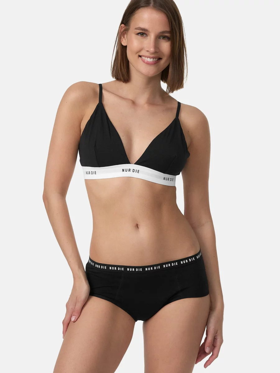 Nur Die Probierpack Periodenunterwäsche Alles Geregelt Panty mittelstark + extrastark - schwarz - Größe 44-46 Sonderangebot