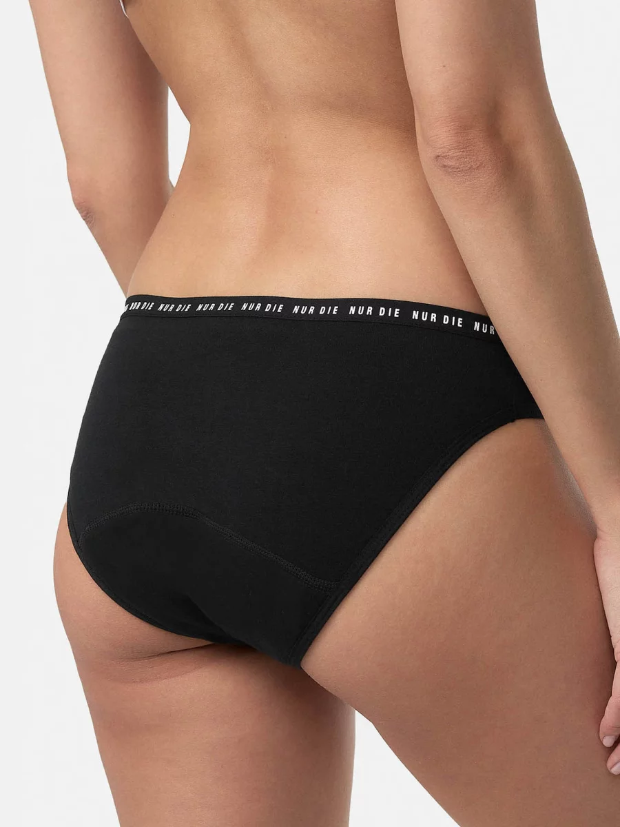 Nur Die Periodenunterwäsche Alles Geregelt Slip mittelstark - schwarz - Größe 32-34 Großer Ausverkauf