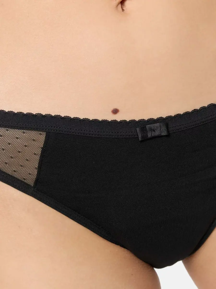 Nur Die Alles Geregelt Slip mit Spitze mittelstark - schwarz - Größe 32-34 Begrenztes Angebot