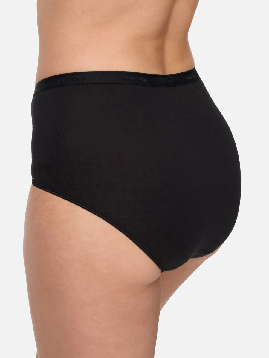 Nur Die Taillenslip GOTS Bio-Baumwolle - schwarz - Größe 44-46 Preisnachlass