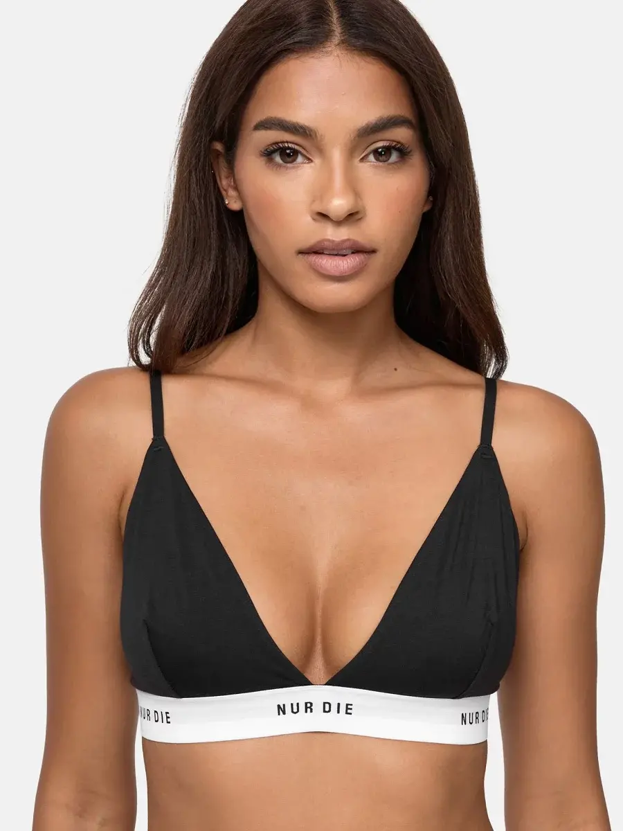 Nur Die Soft BH - schwarz - Größe 44-46 Saisonale Angebote