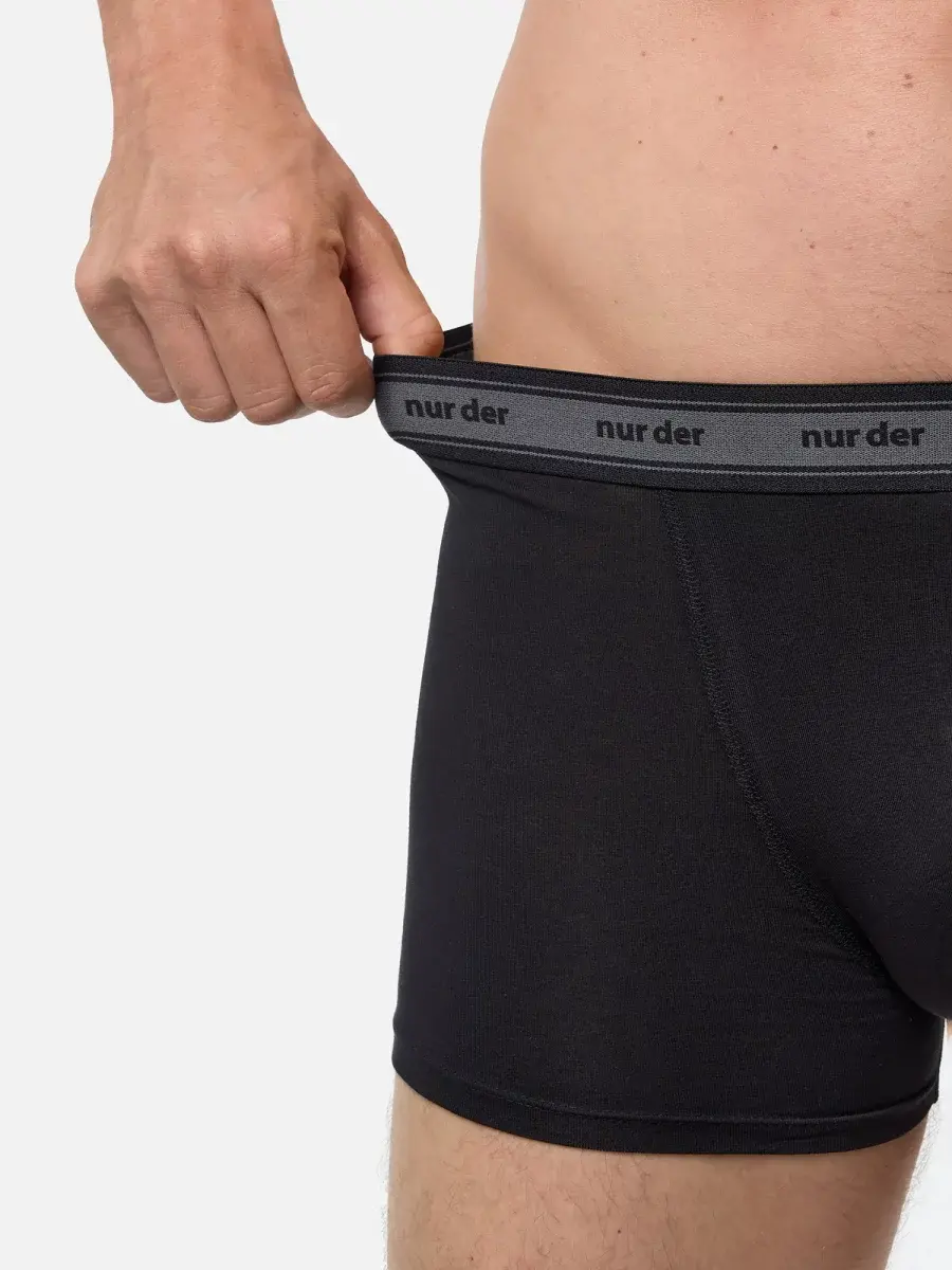 Nur Die Boxer Organic Cotton 2er Pack - schwarz - Größe 7 | XL | 54 Neueste Stile