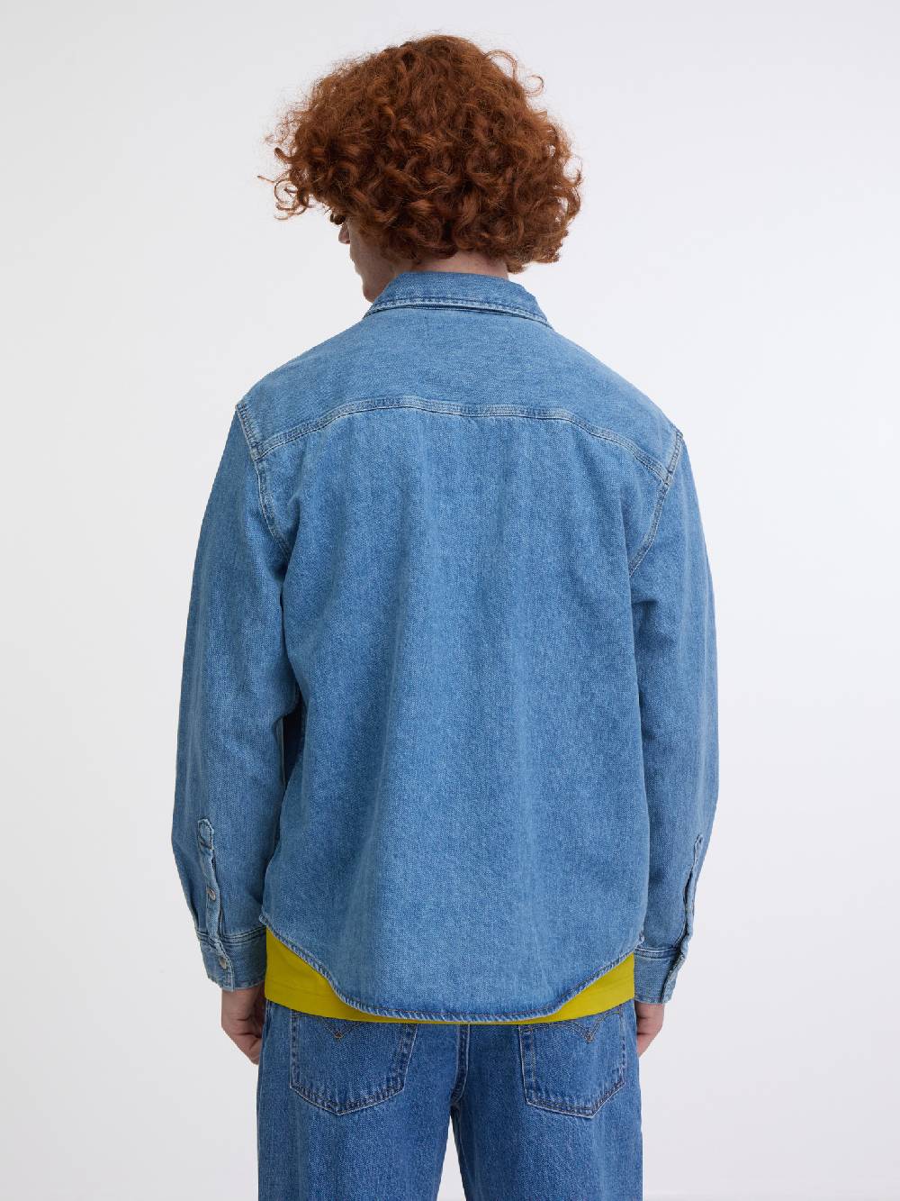 Calvin Klein Jeans Relaxed Denim Hemd Begrenztes Angebot
