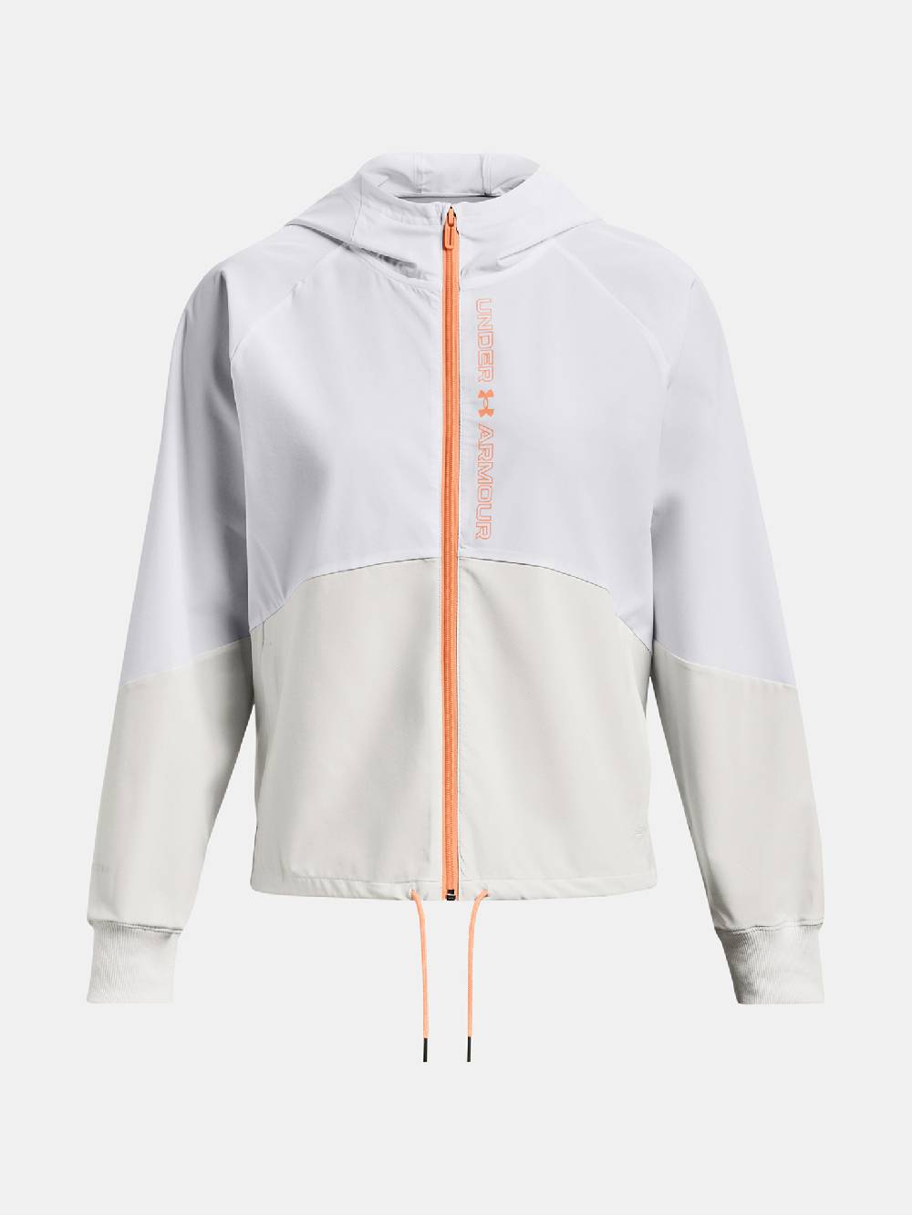Under Armour Woven FZ Jacket-WHT Jacket Weihnachtsangebot