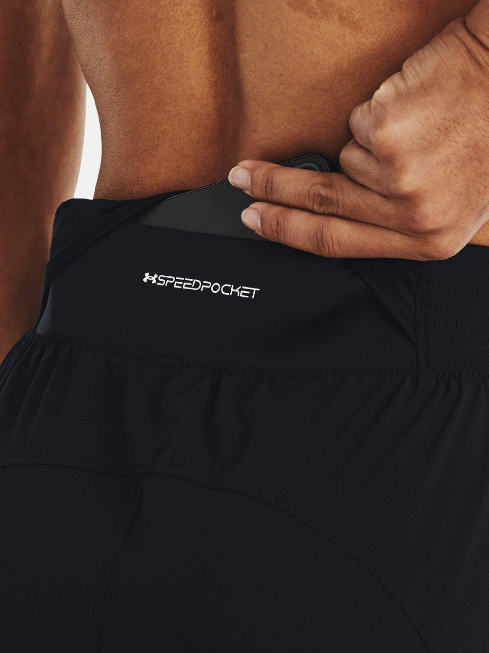 Under Armour OutRun the Storm Pant-BLK Hose Begrenzte Freigabe
