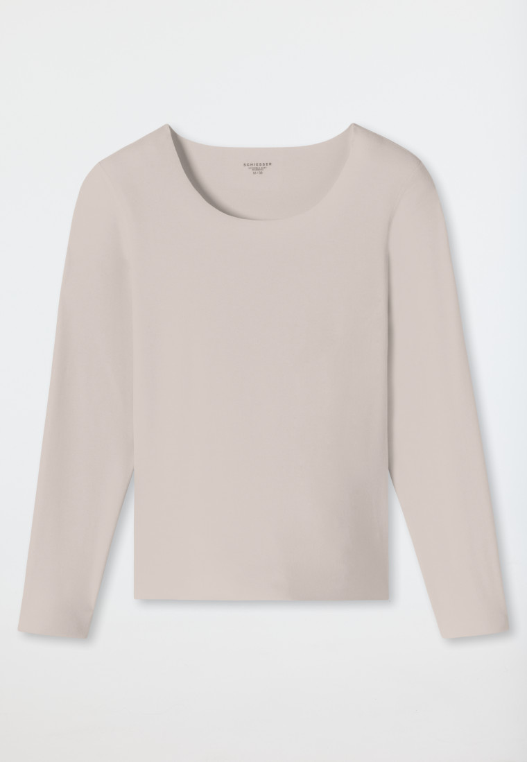 Schiesser Shirt wärmend sand - Invisible Soft Warming Fabrikladen