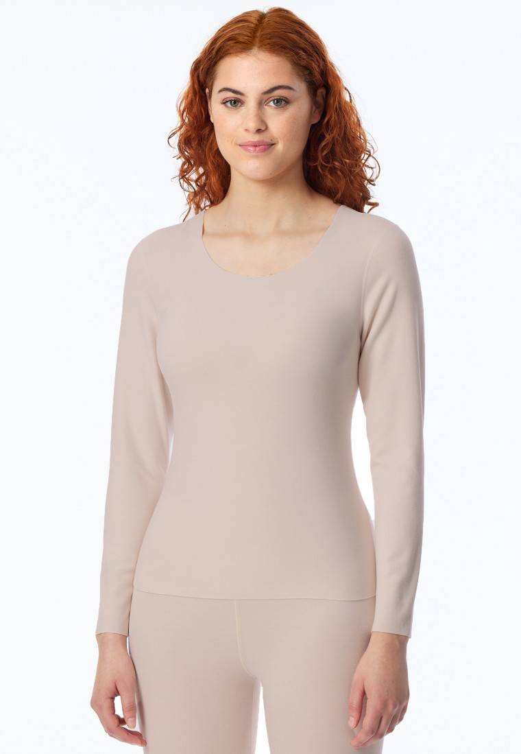 Schiesser Shirt wärmend sand - Invisible Soft Warming Fabrikladen