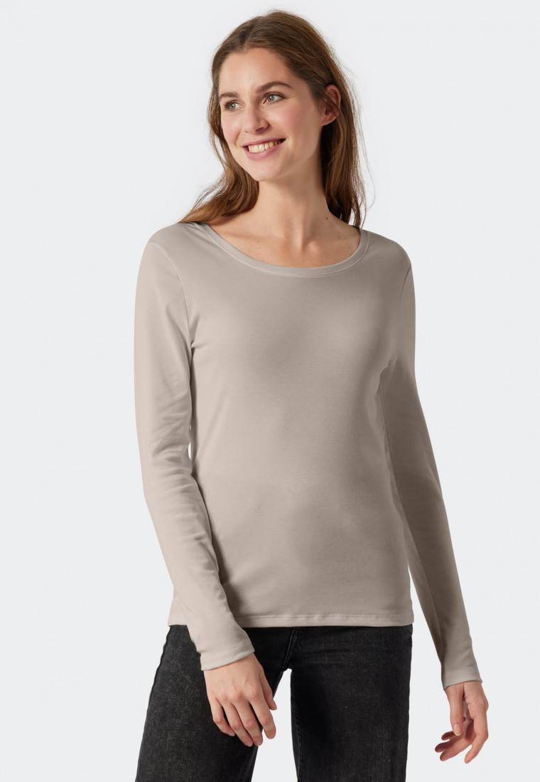 Schiesser Shirt langarm beige - Revival Martina Rabatte dieses Monats
