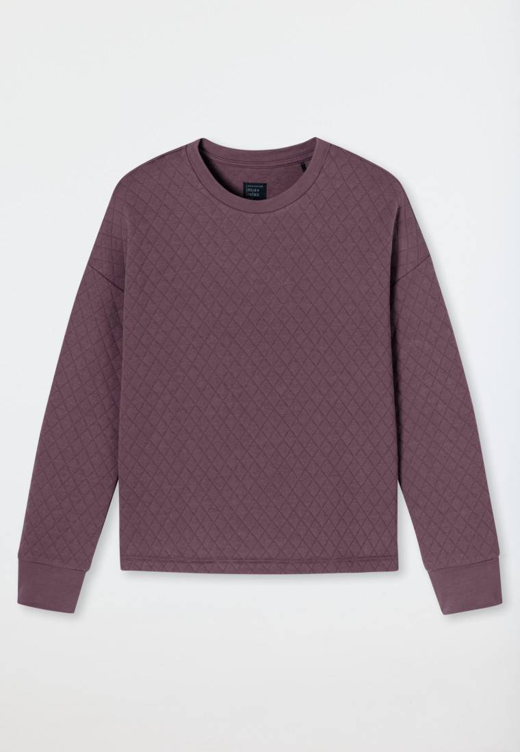 Schiesser Sweatshirt Jersey-Quiltstoff und Sweatware malve - Mix+Relax Angebote