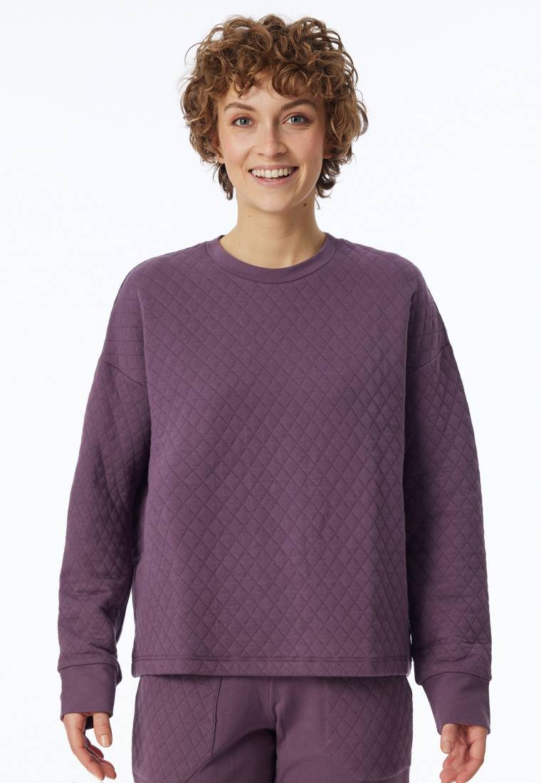 Schiesser Sweatshirt Jersey-Quiltstoff und Sweatware malve - Mix+Relax Angebote