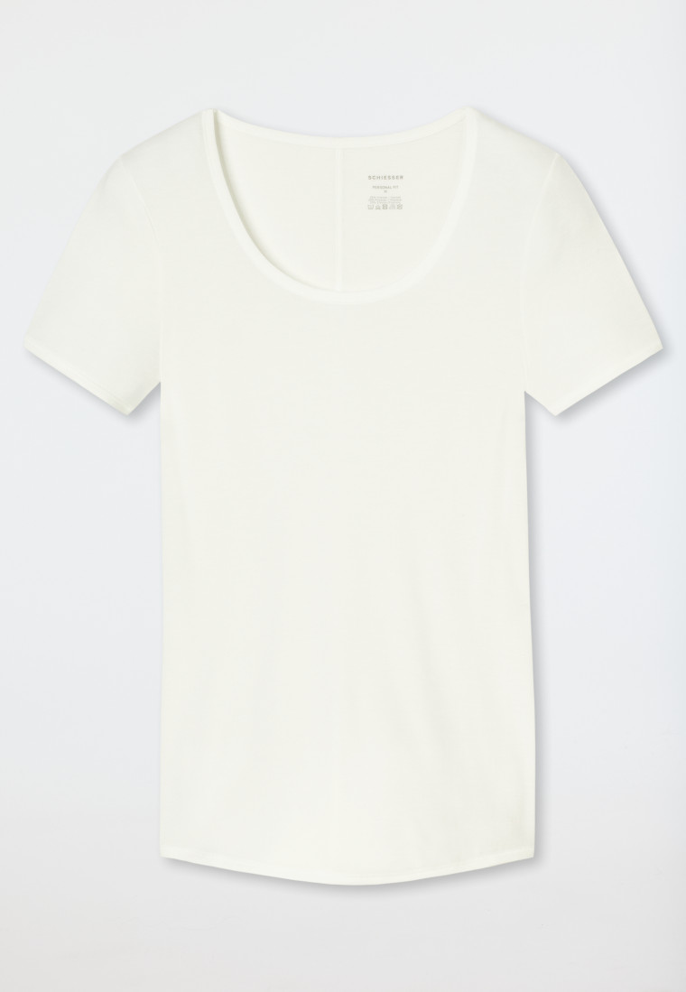 Schiesser Shirt kurzarm naturweiß - Personal Fit Blitzverkäufe