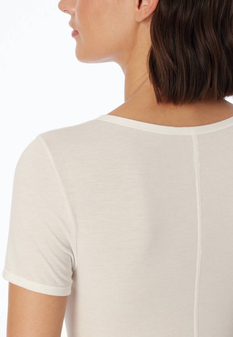 Schiesser Shirt kurzarm naturweiß - Personal Fit Blitzverkäufe