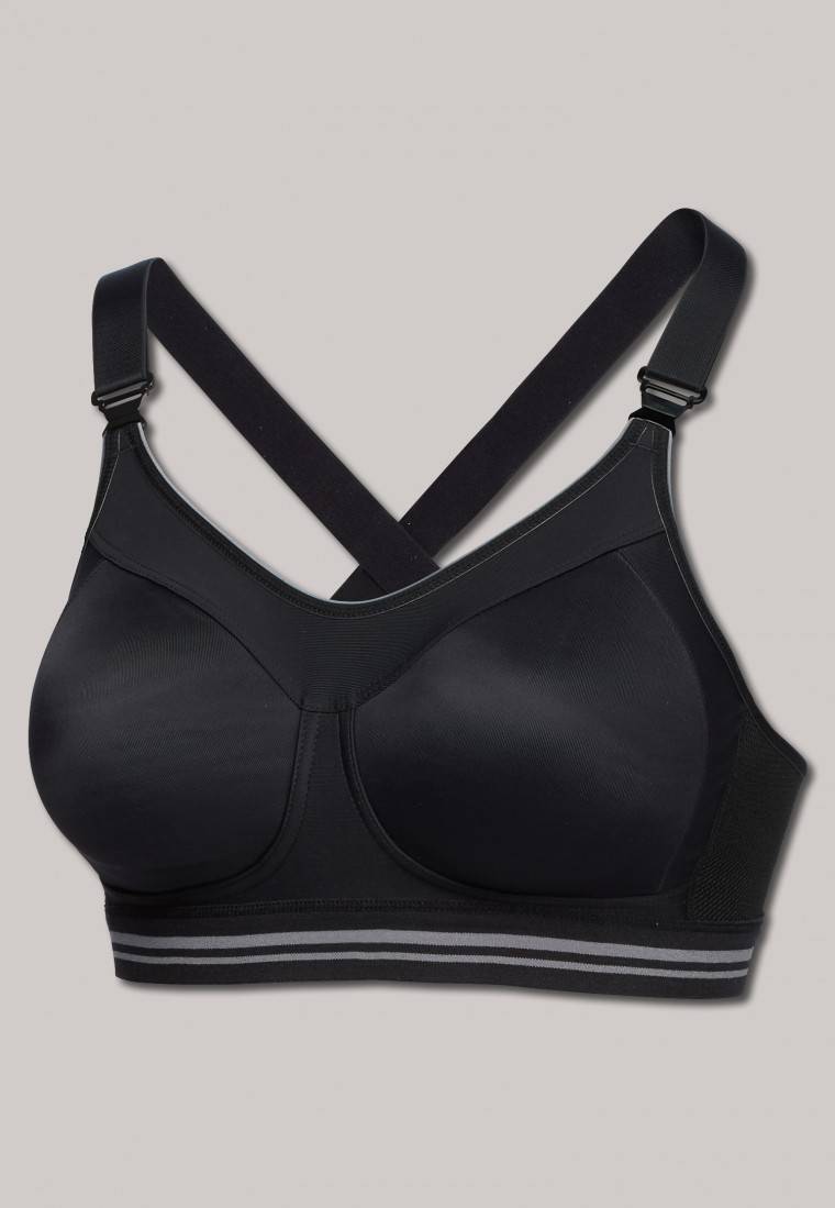Schiesser Sport-BH Aktiv High Impact schwarz - SCHIESSER Sport Begrenztes Angebot