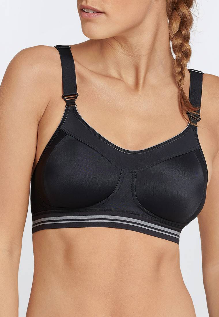 Schiesser Sport-BH Aktiv High Impact schwarz - SCHIESSER Sport Begrenztes Angebot