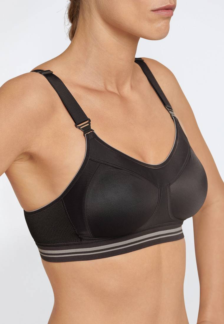 Schiesser Sport-BH Aktiv High Impact schwarz - SCHIESSER Sport Begrenztes Angebot
