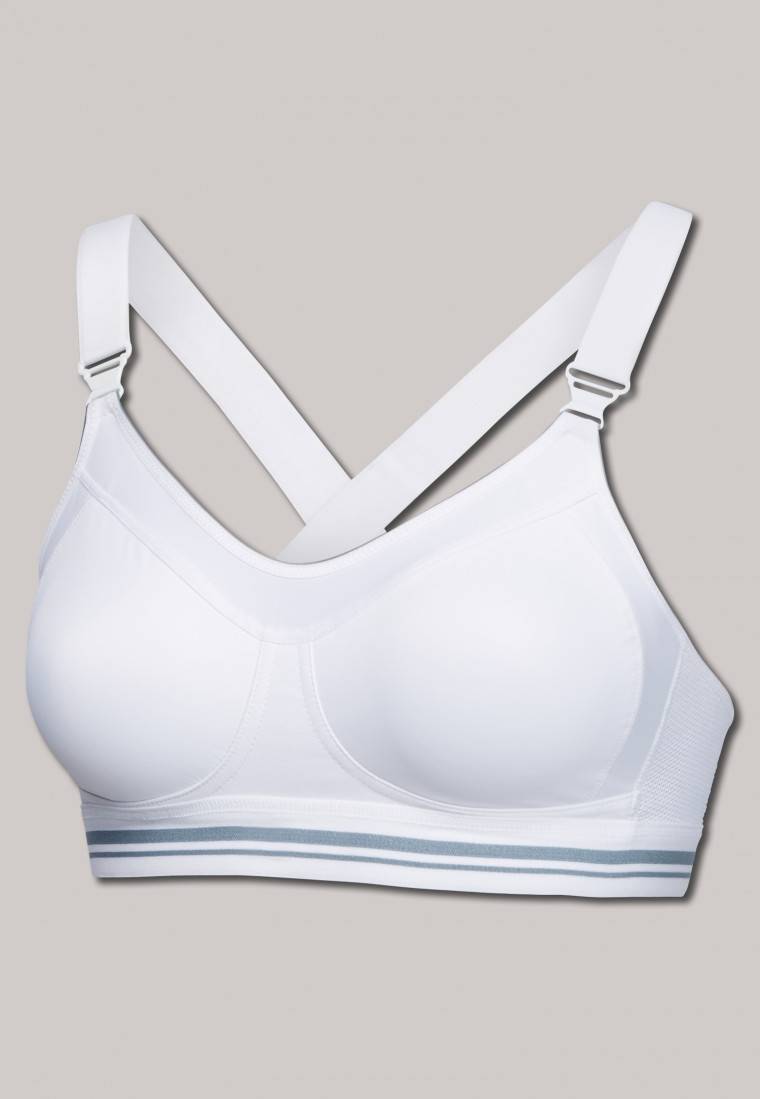 Schiesser Sport-BH Aktiv High Impact weiß - Sport BH Online Shopping
