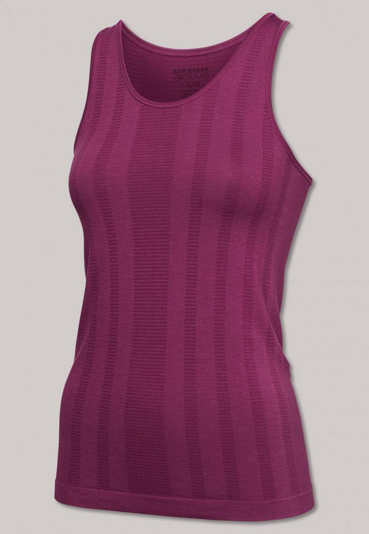 Schiesser Top seamless Bambus beere - Active Mesh Bamboo Saisonschlussverkauf