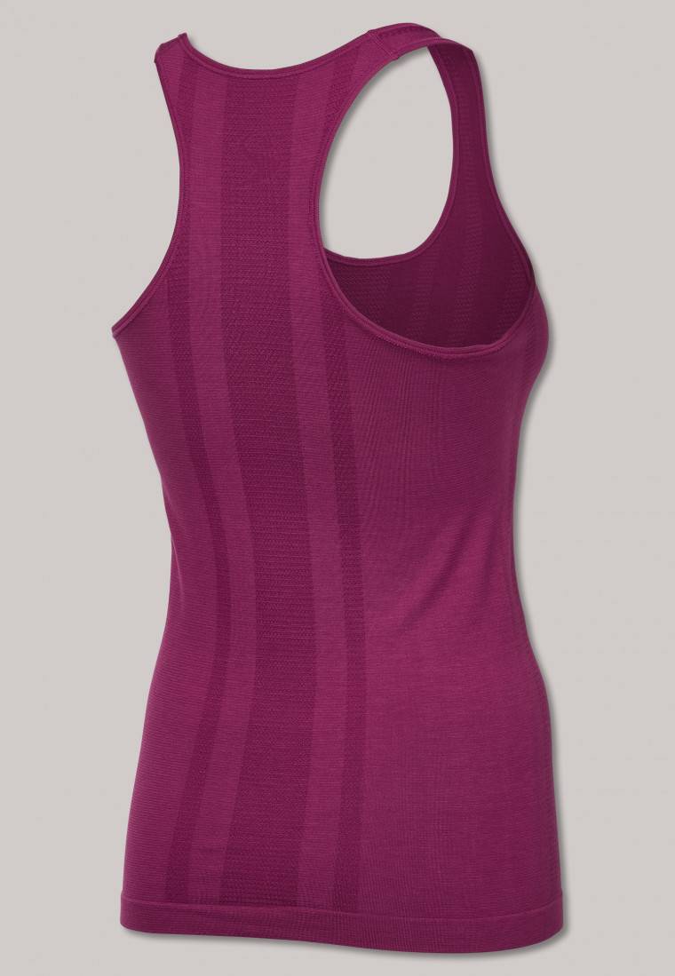 Schiesser Top seamless Bambus beere - Active Mesh Bamboo Saisonschlussverkauf