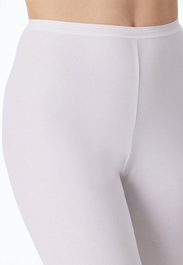 Schiesser Leggings weiß - Luxury Lagerräumung