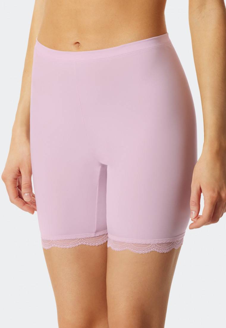 Schiesser Biker-Shorts Microfaser Spitze flieder - Biker Story Heißer Verkauf