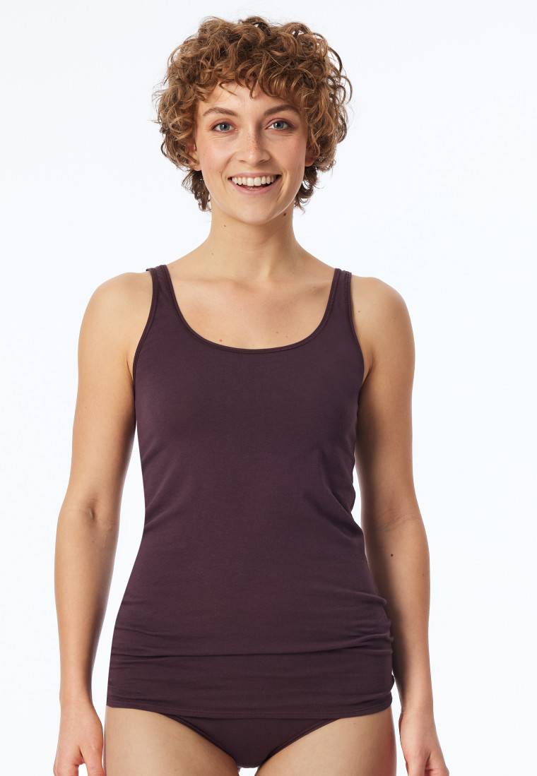 Schiesser Top 2er-Pack Organic Cotton dunkelblau/bordeaux - 95/5 Organic Neueste Mode
