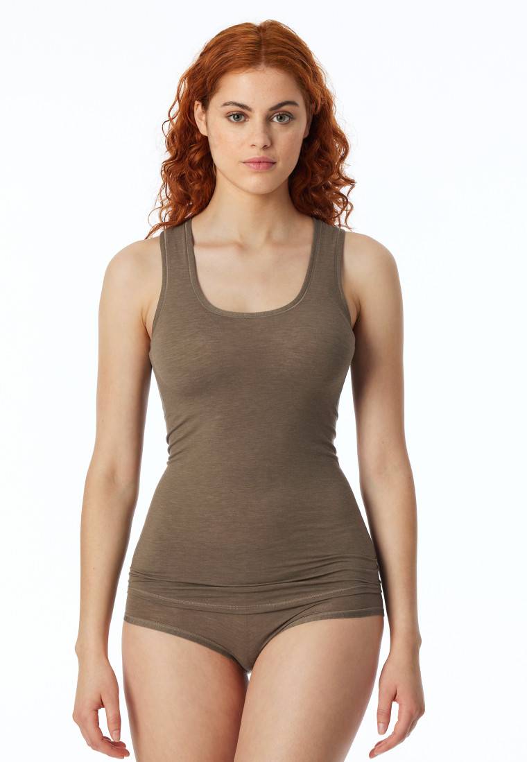 Schiesser Tank Top taupe - Personal Fit Neuheiten