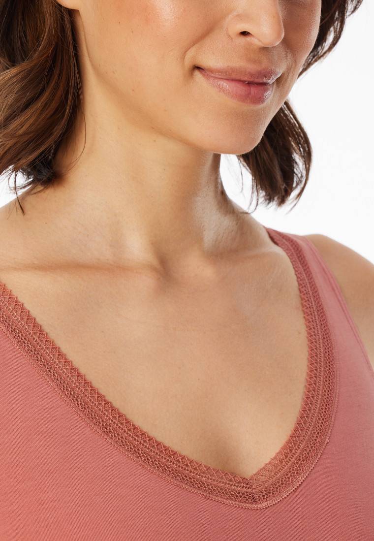 Schiesser Trägertops 2er-Pack beige/siena - Cotton Lace Kauf eins, bekomm eins gratis