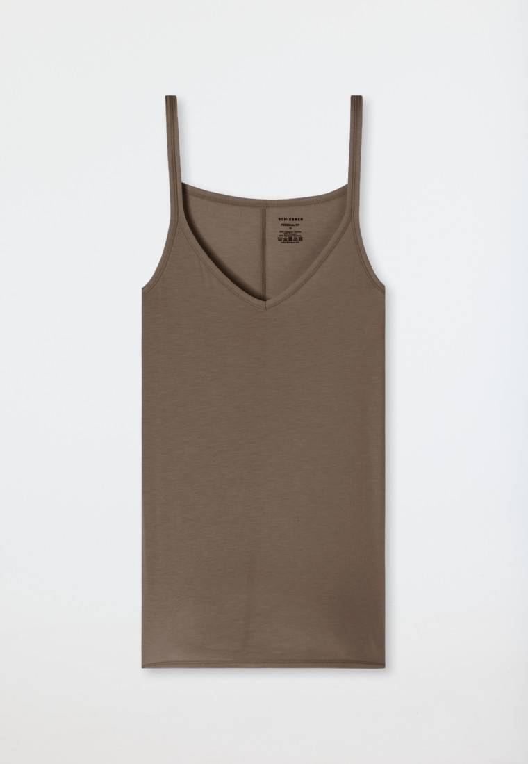 Schiesser Spaghetti-Top taupe - Personal Fit JETZT KAUFEN