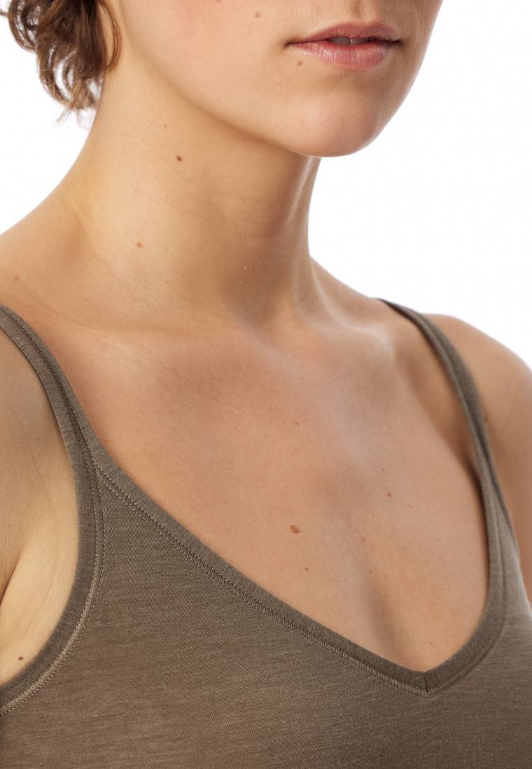 Schiesser Spaghetti-Top taupe - Personal Fit JETZT KAUFEN