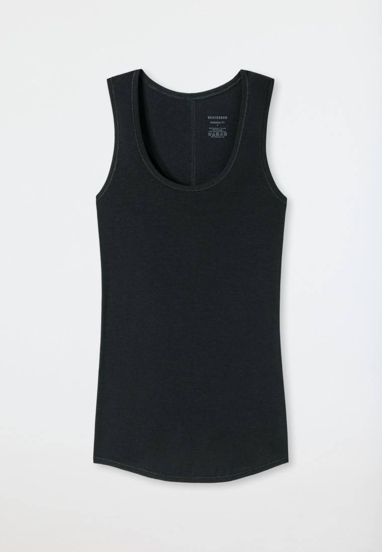 Schiesser Tank Top schwarz - Personal Fit Letzte 2 Tage