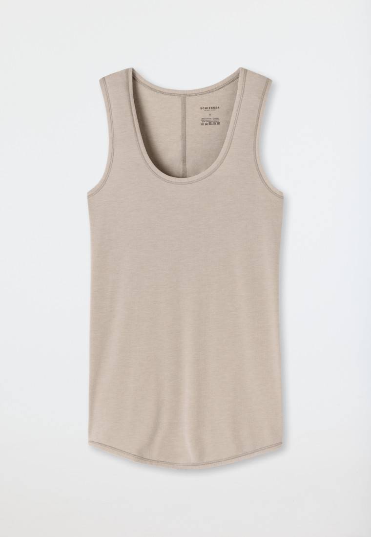 Schiesser Tank Top braun - Personal Fit Vierteljährliche Förderung