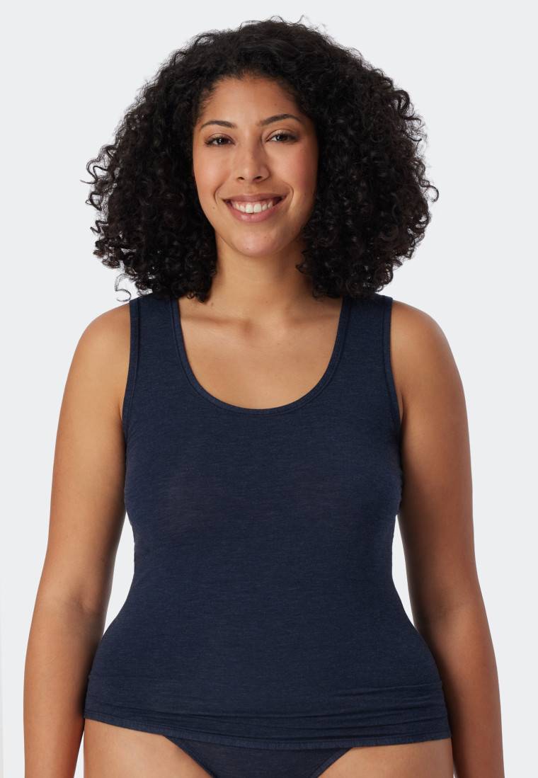 Schiesser Tank Top nachtblau - Personal Fit Discount Store für neue Produkte