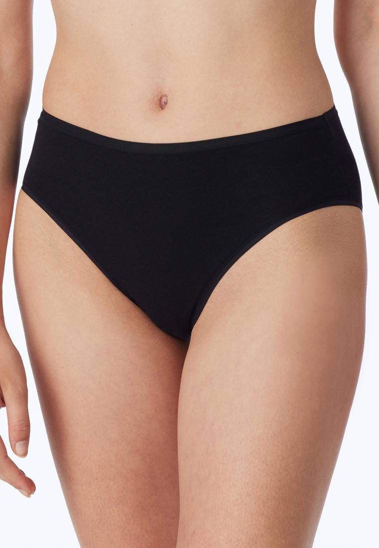 Schiesser Slips 3er-Pack schwarz - Essentials Black Friday Preise