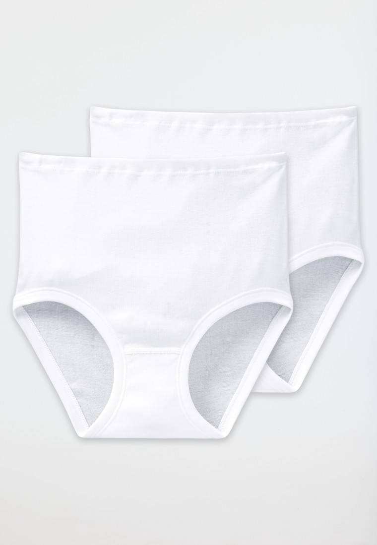 Schiesser Taillenslips 2er- Pack Feinripp weiß - Original Feinripp Rabatte dieses Monats