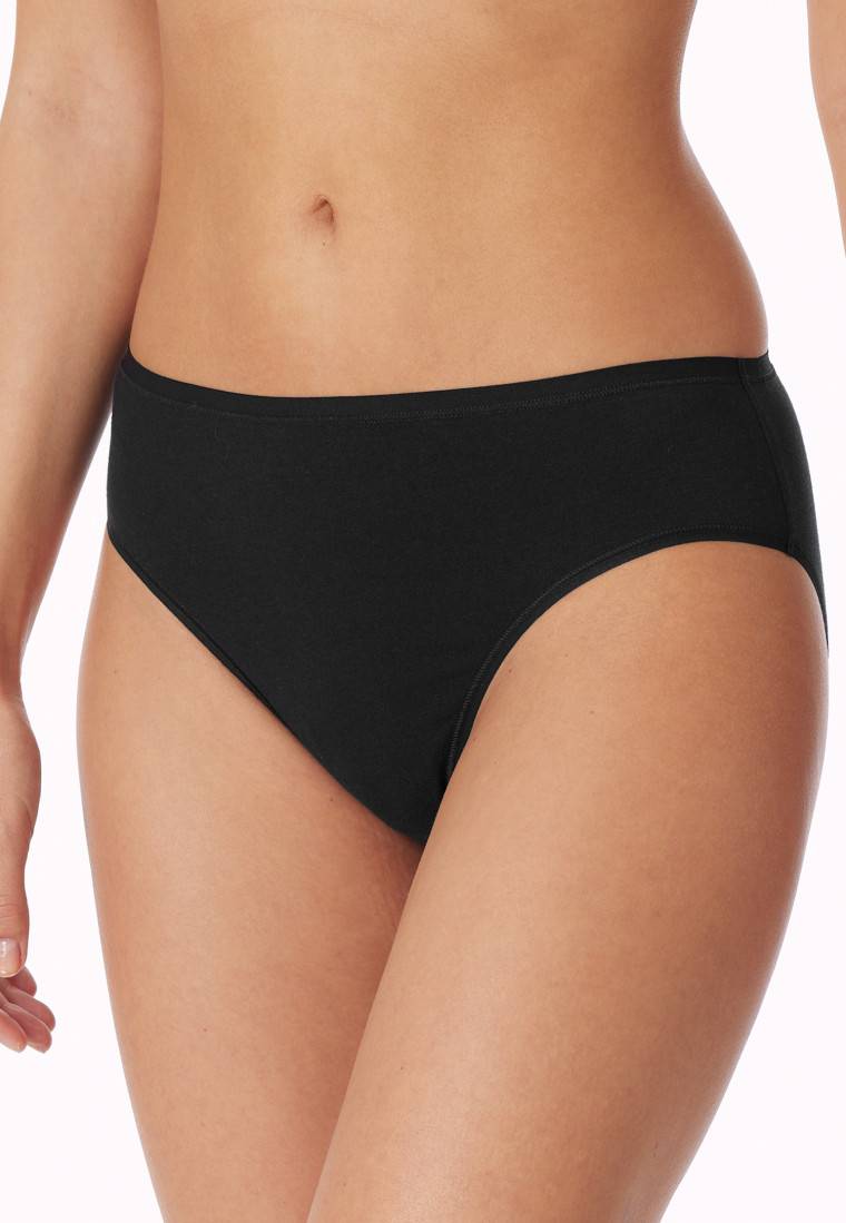 Schiesser Tai-Slips 2er-Pack Organic Cotton schwarz - 95/5 Hotsell