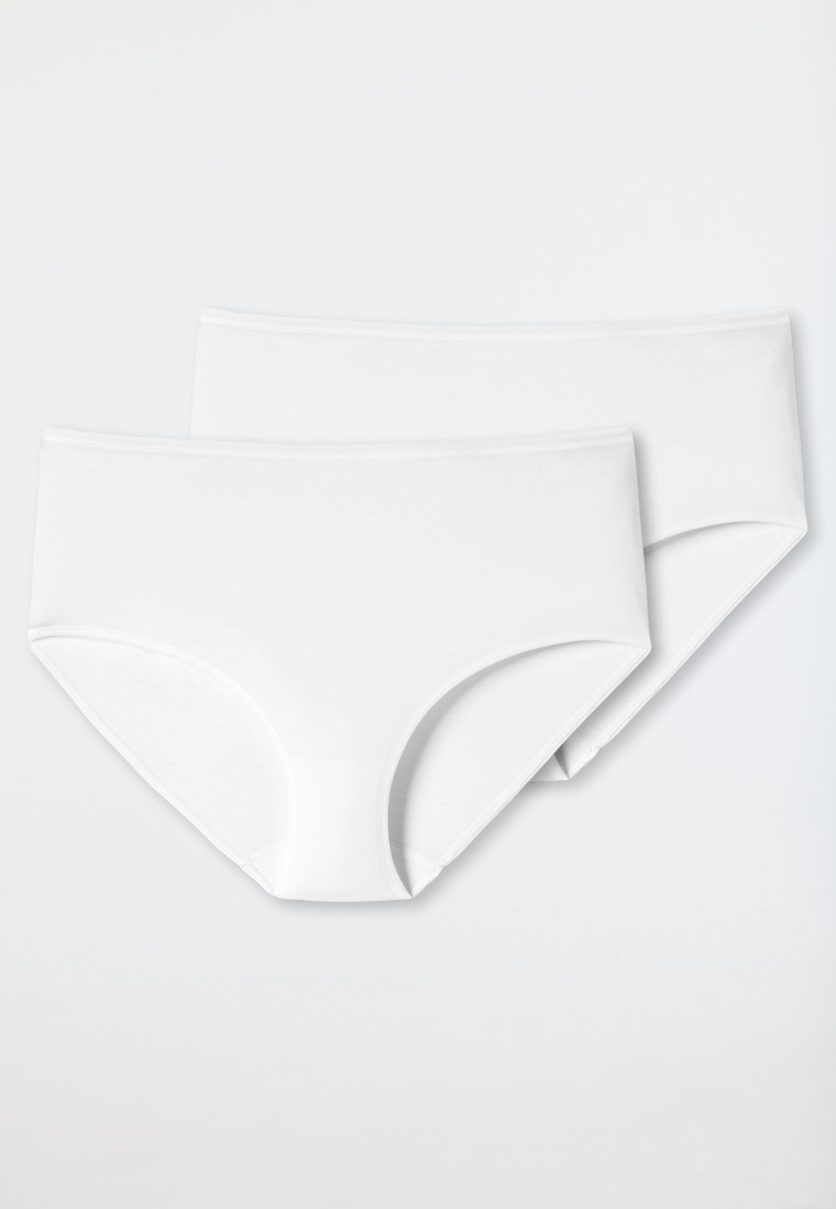 Schiesser Midi 2er-Pack Organic Cotton weiß - 95/5 Blitzverkäufe