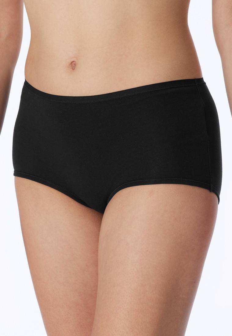 Schiesser Shorts 2er-Pack Organic Cotton schwarz - 95/5 Sonderangebot
