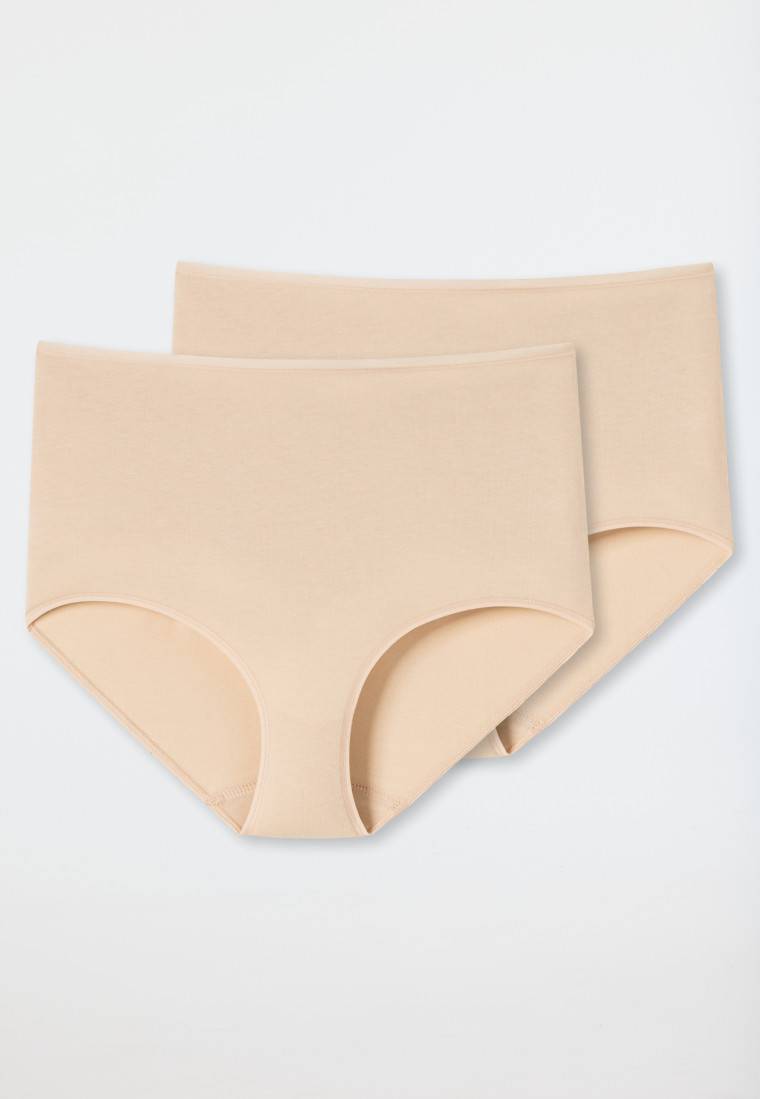 Schiesser Maxislips 2er-Pack Organic Cotton sand - 95/5 Großer Ausverkauf