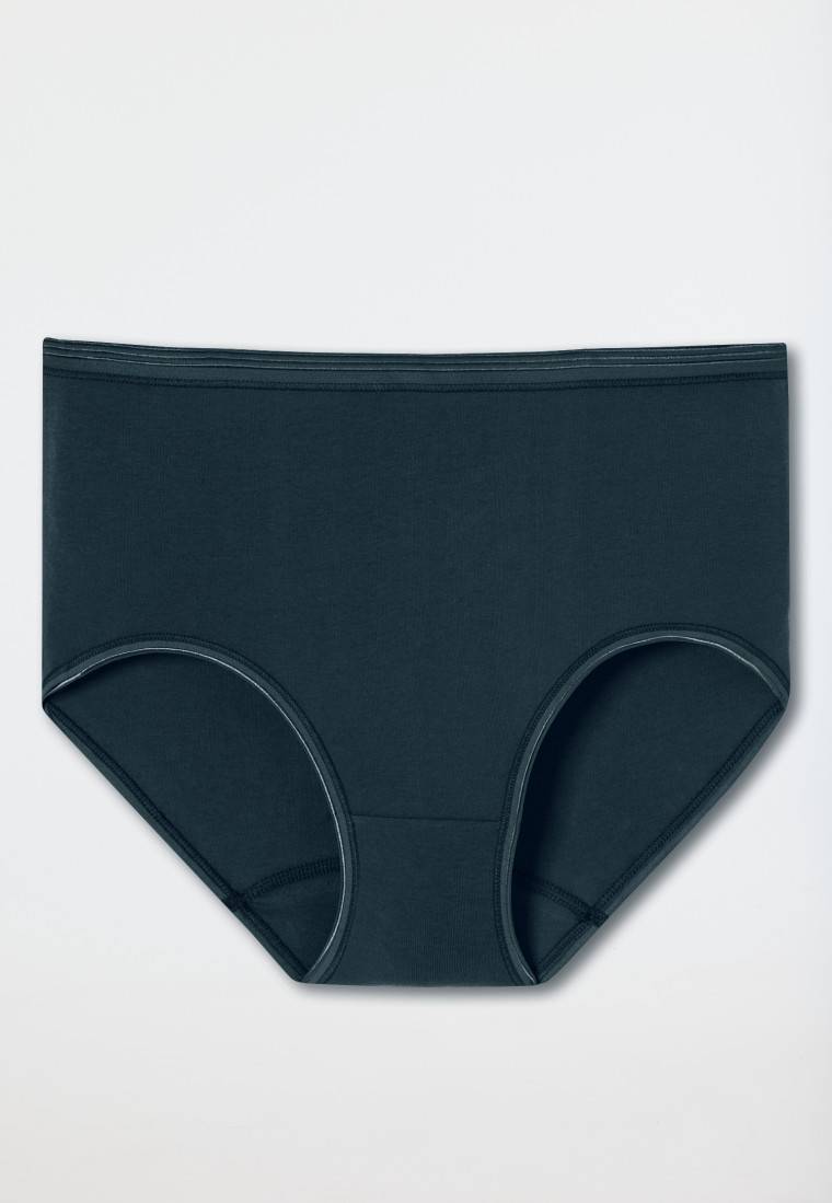 Schiesser Midi-Slip Feinripp dunkelblau - Luxury Begrenztes Angebot